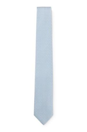 Cravate en soie mélangée à motif jacquard tissé - Boss - Modalova
