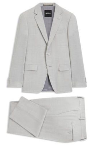 Costume deux pièces Slim en tissu à micro motif - Boss - Modalova