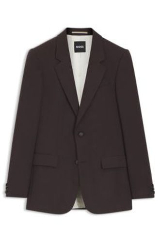 Veste de costume coupe décontractée en twill - Boss - Modalova