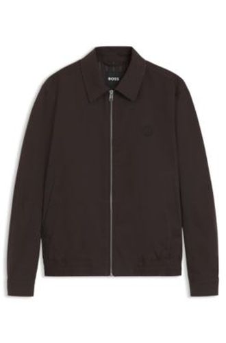 Veste déperlante avec badge monogramme Double B - Boss - Modalova