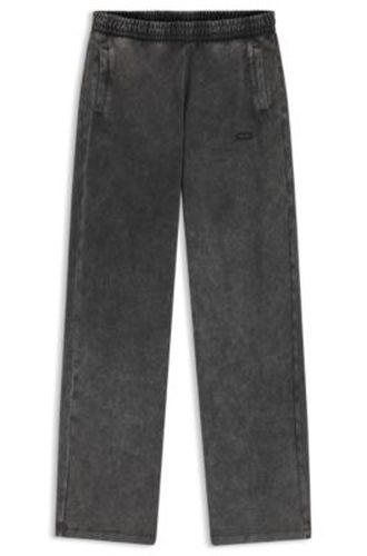 Pantalon de jogging large en coton mélangé doux - HUGO - Modalova