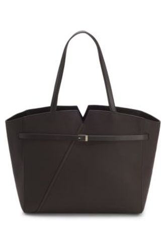 Cabas Revers en cuir avec détail de ceinture - Boss - Modalova