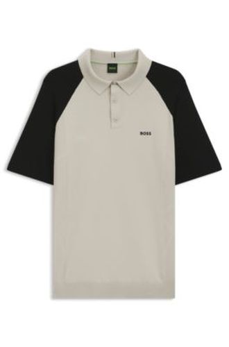Active polo en maille à blocs de couleur - Boss - Modalova