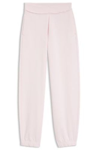 Pantalon de jogging Relaxed en coton à logo brodé - HUGO - Modalova