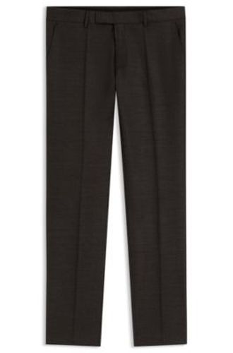 Pantalon Slim en sergé de laine vierge stretch - Boss - Modalova