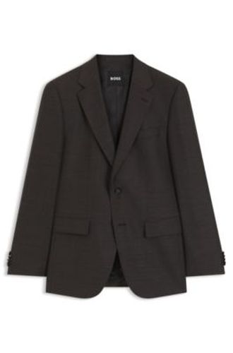 Blazer Slim en laine stretch à micro motif - Boss - Modalova