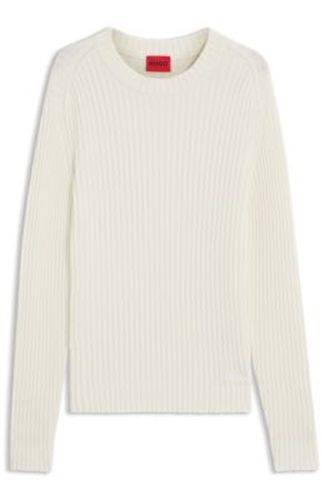 Pull Relaxed en coton côtelé - HUGO - Modalova