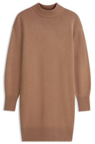 Robe en maille Oversize à petit col montant - HUGO - Modalova