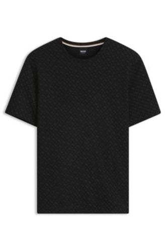 Top de pyjama imprimé en coton mélangé - Boss - Modalova