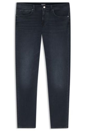 Delaware Jean Slim en maille denim indigo - Boss - Modalova