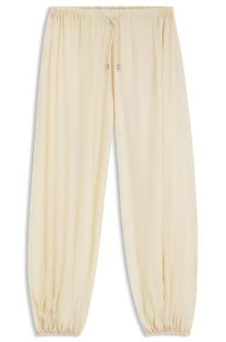 Pantalon large en mélange de modal - Boss - Modalova