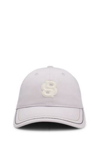 Casquette équestre en coton à monogramme Double B - Boss - Modalova