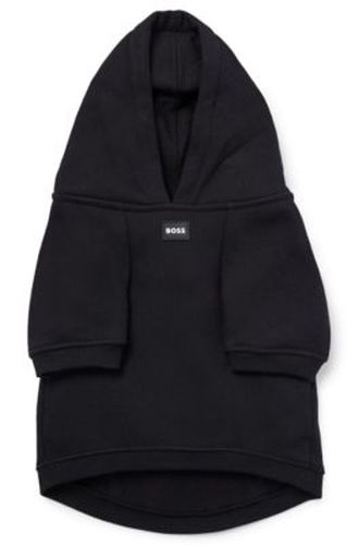 Sweat à capuche pour chien en coton mélangé avec logo contrastant - Boss - Modalova