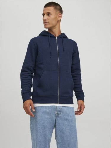 Sweat À Capuche Zippé Uni - Jack & Jones - Modalova