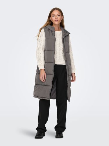 Matelassé Long Gilet - ONLY - Modalova