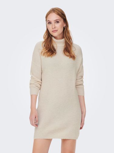 Col Roulé Robe En Maille - ONLY - Modalova