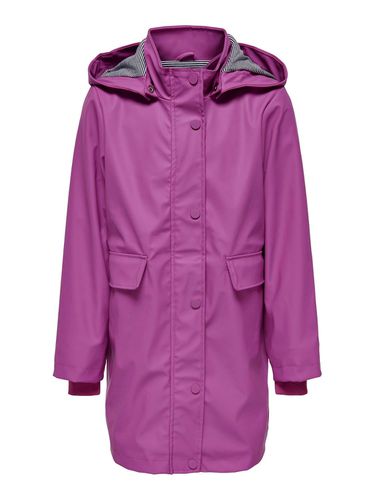 Longue Couleur Unie Veste De Pluie - ONLY - Modalova