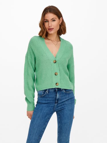 Couleur Unie Cardigan En Maille - ONLY - Modalova