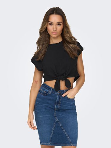 Tops Loose Fit Col Rond Épaules Tombantes - ONLY - Modalova