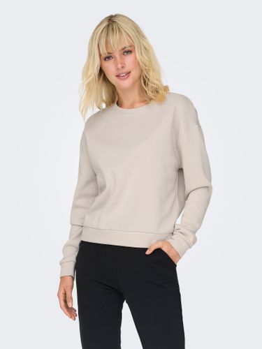 Sweat-shirt Regular Fit Col Rond Épaules Tombantes - ONLY - Modalova