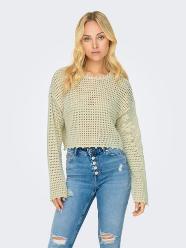 Pull-overs Cropped Fit Col Rond - ONLY - Modalova