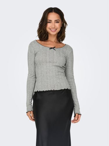 Tops Regular Fit Col Rond Poignets Ou Bas Élastiqués - ONLY - Modalova