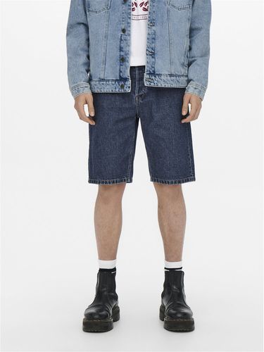 Shorts Tapered Fit Taille Moyenne - ONLY & SONS - Modalova