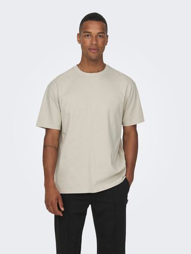 T-shirts Relaxed Fit Col Rond - ONLY & SONS - Modalova