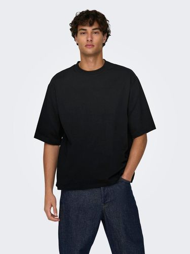 T-shirts Oversize Fit Col Rond - ONLY & SONS - Modalova