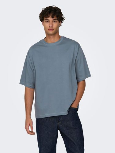 T-shirts Oversize Fit Col Rond - ONLY & SONS - Modalova