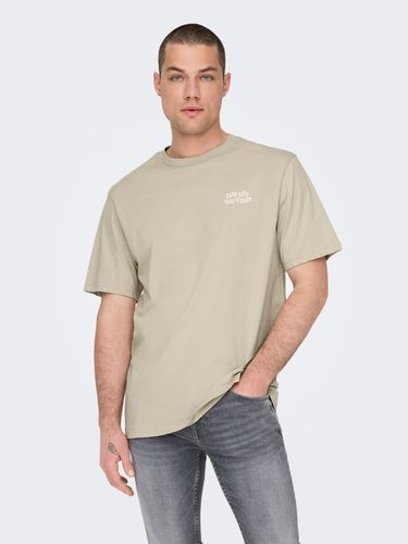 T-shirts Relaxed Fit Col Rond - ONLY & SONS - Modalova