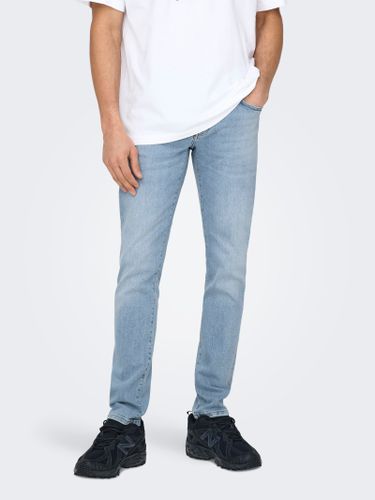 Jeans Slim Fit Taille Basse - ONLY & SONS - Modalova