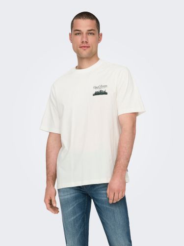 T-shirts Relaxed Fit Col Rond - ONLY & SONS - Modalova