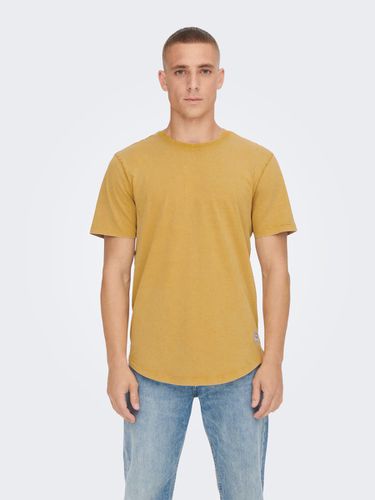 T-shirts Regular Fit Col rond - ONLY & SONS - Modalova