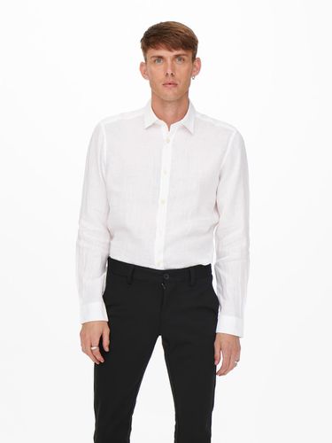 Chemises Slim Fit Col chemise - ONLY & SONS - Modalova