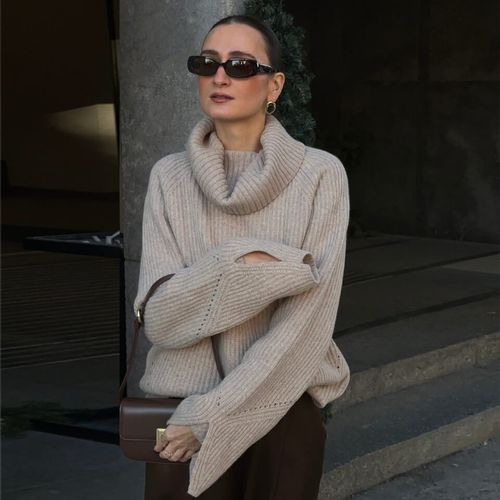 LILYSILK Pull Laine Fentes Aux Poignets, Coupe Décontractée 100 % Laine Mérinos Doux Pour La Peau Et Respirant S - LILYSILK - Modalova