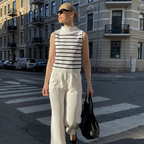 LILYSILK Pull À Bande De Soie Filée Recadrée Mocknek Sans Manches Doux Pour La Peau Et Respirant - LILYSILK - Modalova