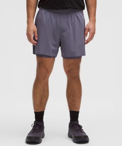 “ Short de course Fast and Free doublÃ©s â€“ 13 cm â€“ Violet â€“ Taille XS - lululemon - Modalova