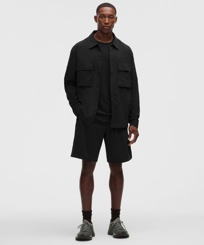 “ Unshaken Long-Sleeve Collared Shirts â€“ Noir â€“ Taille L - lululemon - Modalova