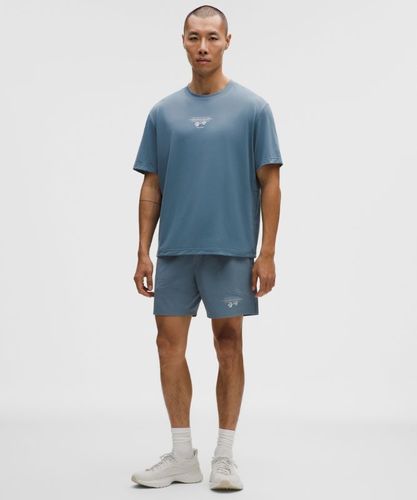 “ T-Shirt d'entraÃ®nement EasySet Graphics â€“ Bleu â€“ Taille M - lululemon - Modalova