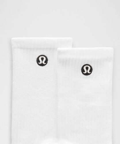 “ Chaussettes Daily Essential unisexe 6 paires â€“ Blanc â€“ Taille L - lululemon - Modalova