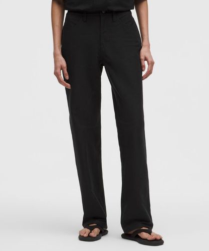 “ Pantalon EasyFive taille mi-haute Ã  coupe droite dÃ©contractÃ©e Standards â€“ Taille 32 - lululemon - Modalova