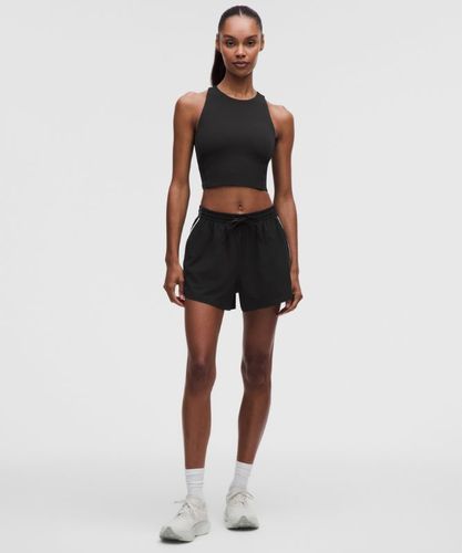 “ Short dÃ©contractÃ© lÃ©ger taille haute Doublure longues â€“ 8 cm â€“ Noir/Blanc â€“ Taille 0 - lululemon - Modalova