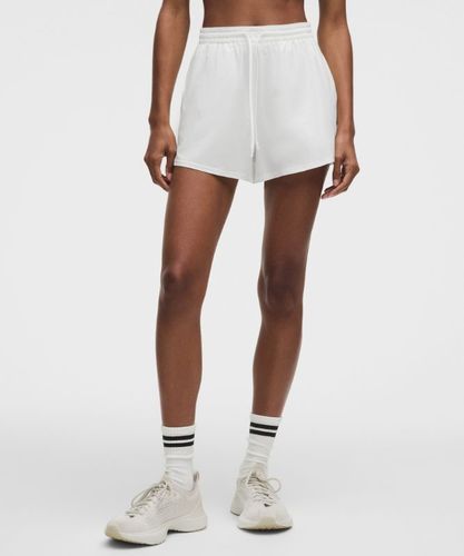 “ Short dÃ©contractÃ© lÃ©ger taille haute Doublure longues â€“ 8 cm â€“ Blanc â€“ Taille 4 - lululemon - Modalova