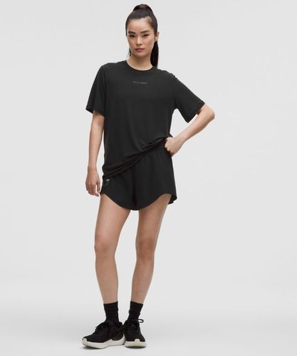 “ Short tissÃ© Mile Maker Run Crew Ã  motif taille hautes â€“ 8 cm â€“ Taille L - lululemon - Modalova