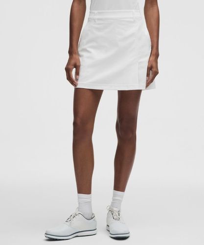 “ Jupe de golf plissÃ©e Ã  l'avant en sergÃ© extensible Logo brodÃ©s â€“ Taille 26 - lululemon - Modalova