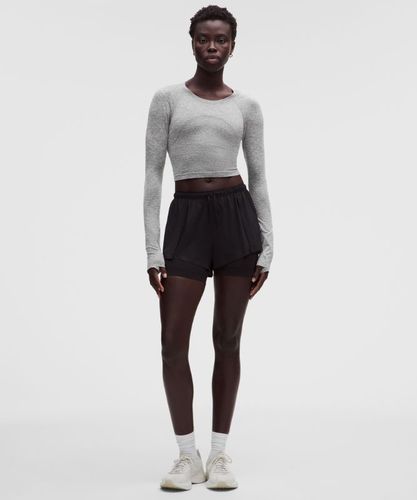 “ Haut manches longues Swiftly Tech 2.0 courts â€“ Blanc â€“ Taille 10 - lululemon - Modalova