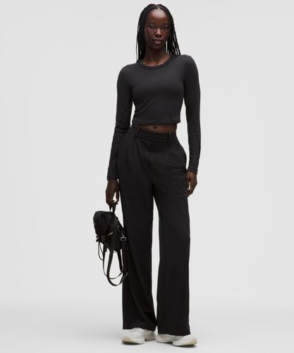 “ Haut court Ã  manches longues Hold Tight Ã  ourlet droits â€“ Taille 8 - lululemon - Modalova