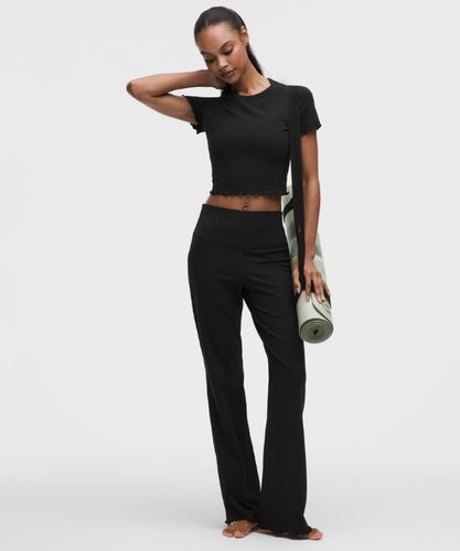 “ Baby tee Align Ã  ourlet ondulÃ©s â€“ Taille 0 - lululemon - Modalova