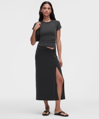 “ Baby tee drapÃ© micro-cÃ´telÃ©s â€“ Taille S - lululemon - Modalova